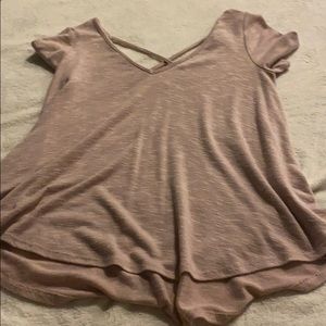 Pink dressy t shirt